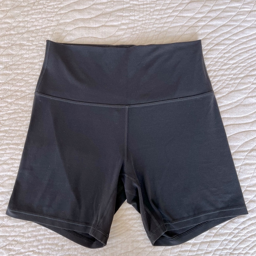 lululemon align Black Bike Shorts 6"